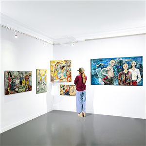 گزارش تصویری نمایشگاه «لحظه گذرا»