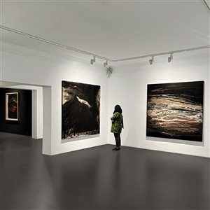 گزارش تصویری نمایشگاه «رگه»