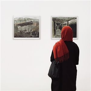 گزارش تصویری نمایشگاه هما عبداللهی در گالری اُ