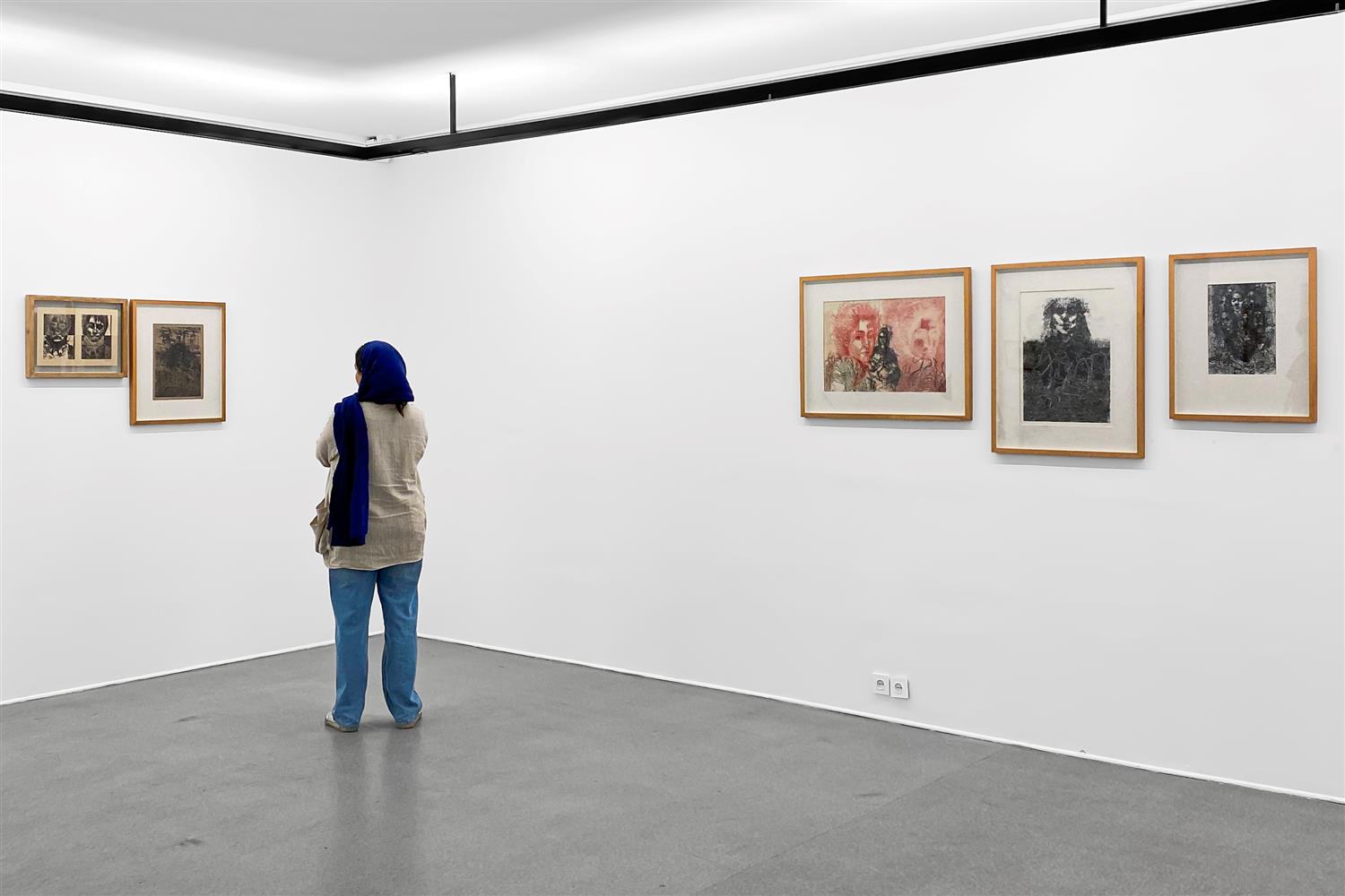 افتتاحیه نمایشگاه گسیخته نجمه امینی تیر ۱۴۰۱