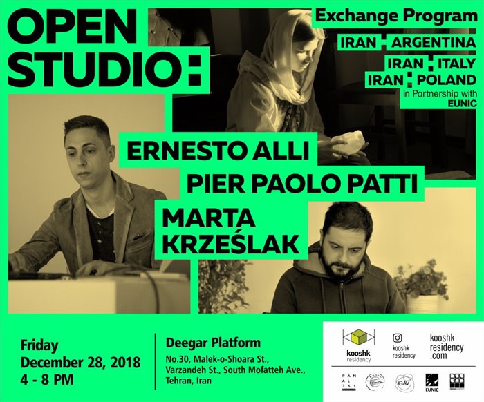Open studio of the artists of  Iran-Argentina