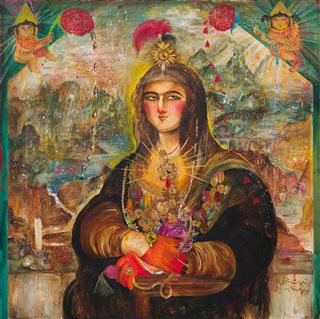 A woman with her favorite perfume