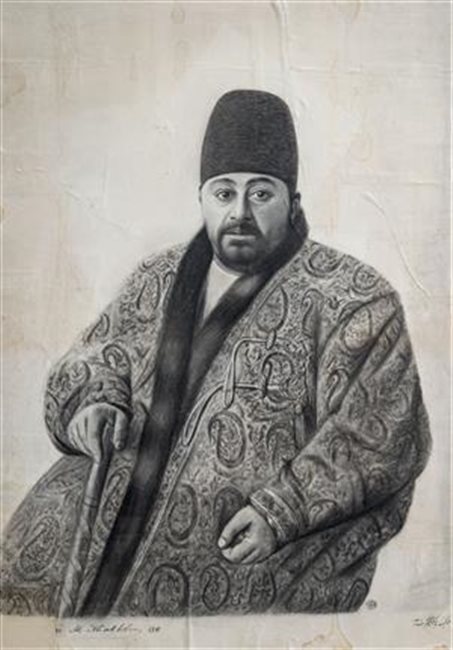 Portrait of Mirza Abdolvahhab Khaje Nouri(Nezam-ol-Molk)