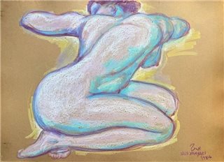 Two reclining nudes