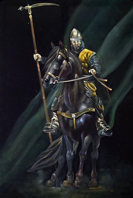 horseman in armour