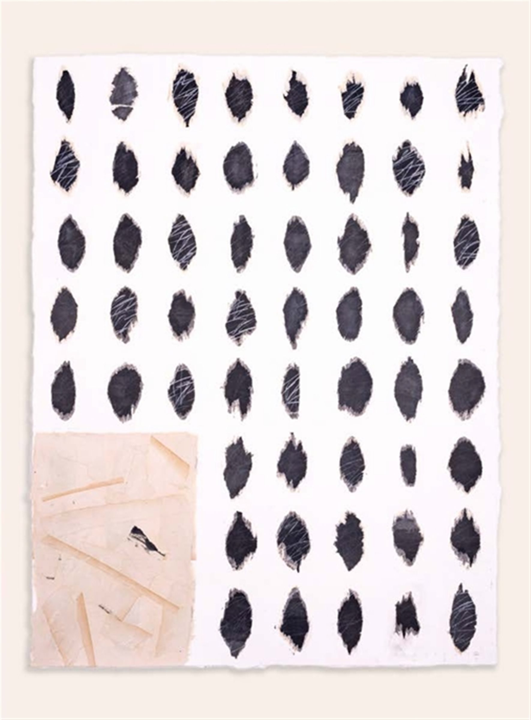 فرزین راه‌نشین | ترکیب مواد روی مقوا