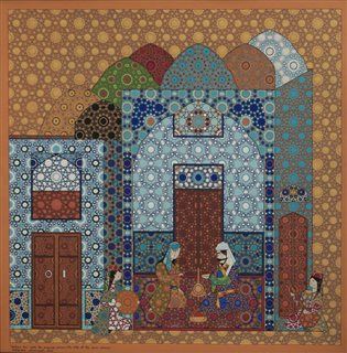 بهرام گور در کوشک فیروزه ای