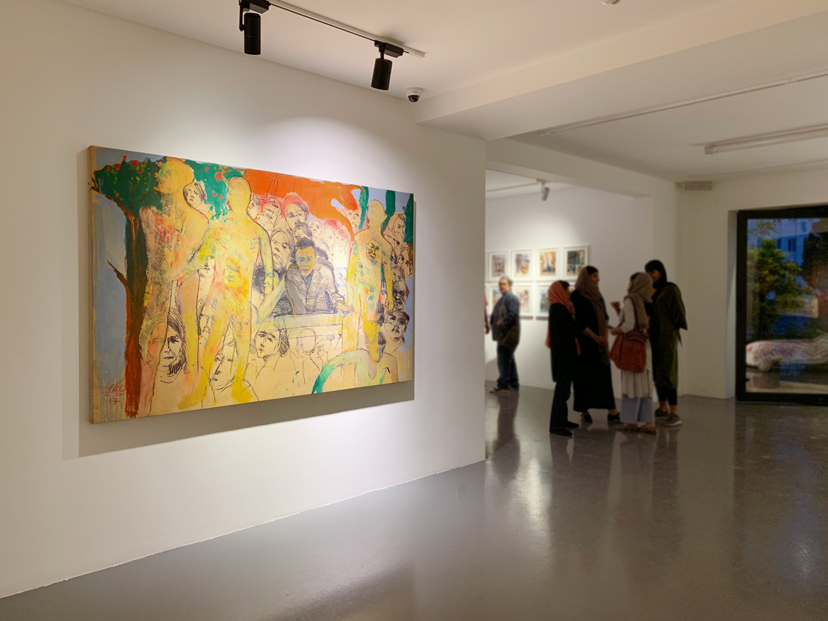 نمایشگاه شهرام کریمی در گالری اعتماد