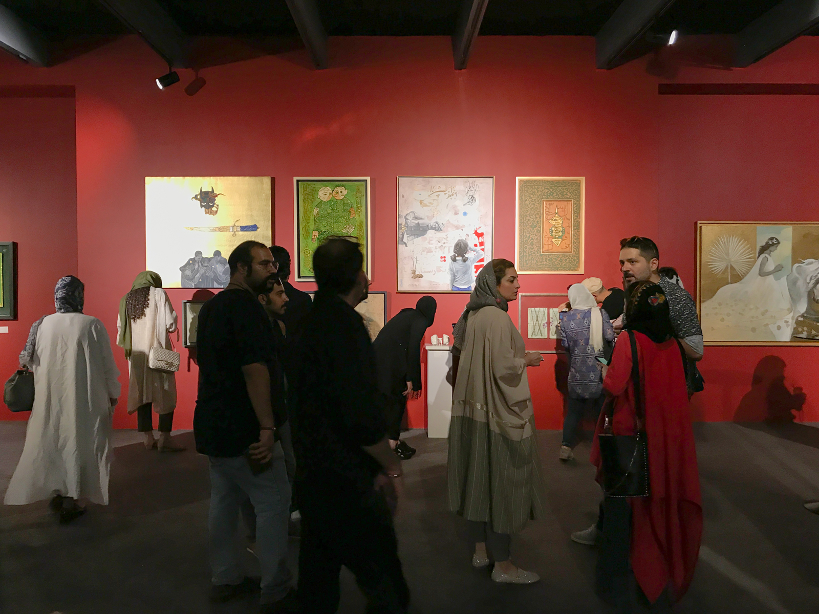 افتتاحیه نمایشگاه هفتمین جشنواره هنر برای صلح در گالری باروک شهریور 98
