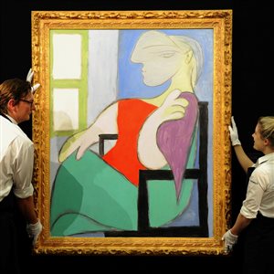 نقاشی پیکاسو از معشوقه‌اش در حراج کریستیز