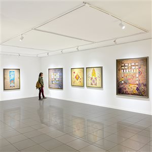 گزارش تصویری نمایشگاه «فال حافظ»