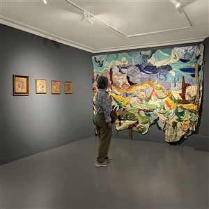  گزارش تصویری نمایش" چیزهایی که نگه می‌داریم " 