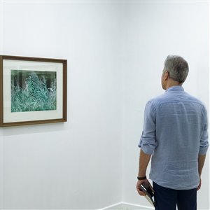 گزارش تصویری نمایشگاه «ابتدای چشم‌انداز» در گالری دلگشا