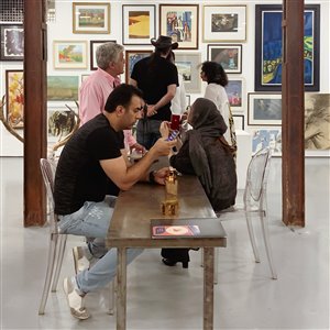 گزارش تصویری نمایشگاه گروهی «ده/بیست/سی» در گالری طراحان آزاد