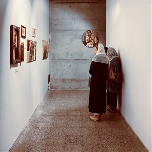 گزارش تصویری نمایشگاه منیژه حجازی در پروژه‌های آران
