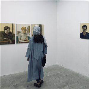 گزارش تصویری نمایشگاه گروهی فرید عابدین‌زاده و محسن الوردیلی در گالری امکان