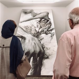 گزارش تصویری نمایشگاه گروهی «از تضاد تا هماهنگی» در گالری اُ