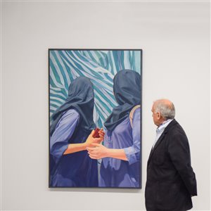 گزارش تصویری نمایشگاه شهره مهران در گالری اعتماد