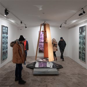گزارش تصویری نمایشگاه ناصر بخشی در گالری دستان +۲