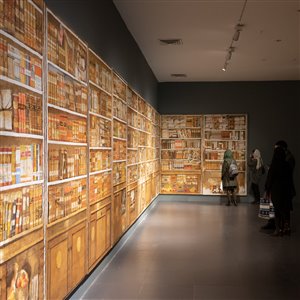 گزارش تصویری نمایشگاه داوود زندیان در گالری ایرانشهر