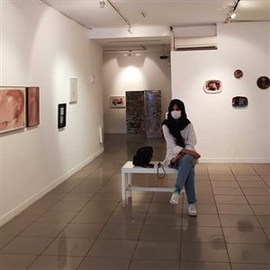 گزارش تصویری گالری‌اینفو از نمایشگاه «افتاد ولی نشکست»