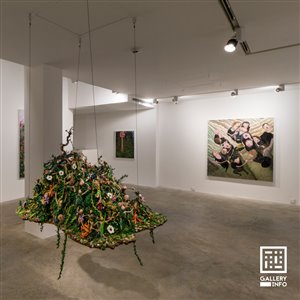 گزارش تصویری نمایشگاه نقاش در بهشت حضور ندارد در گالری باوان