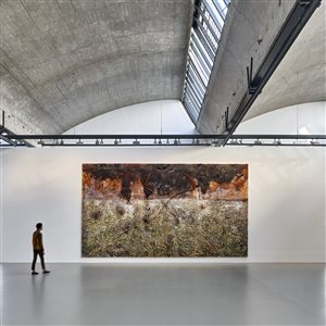 گزارش تصویری نمایشگاه میدان قماش زرین در گالری گاگوسیان