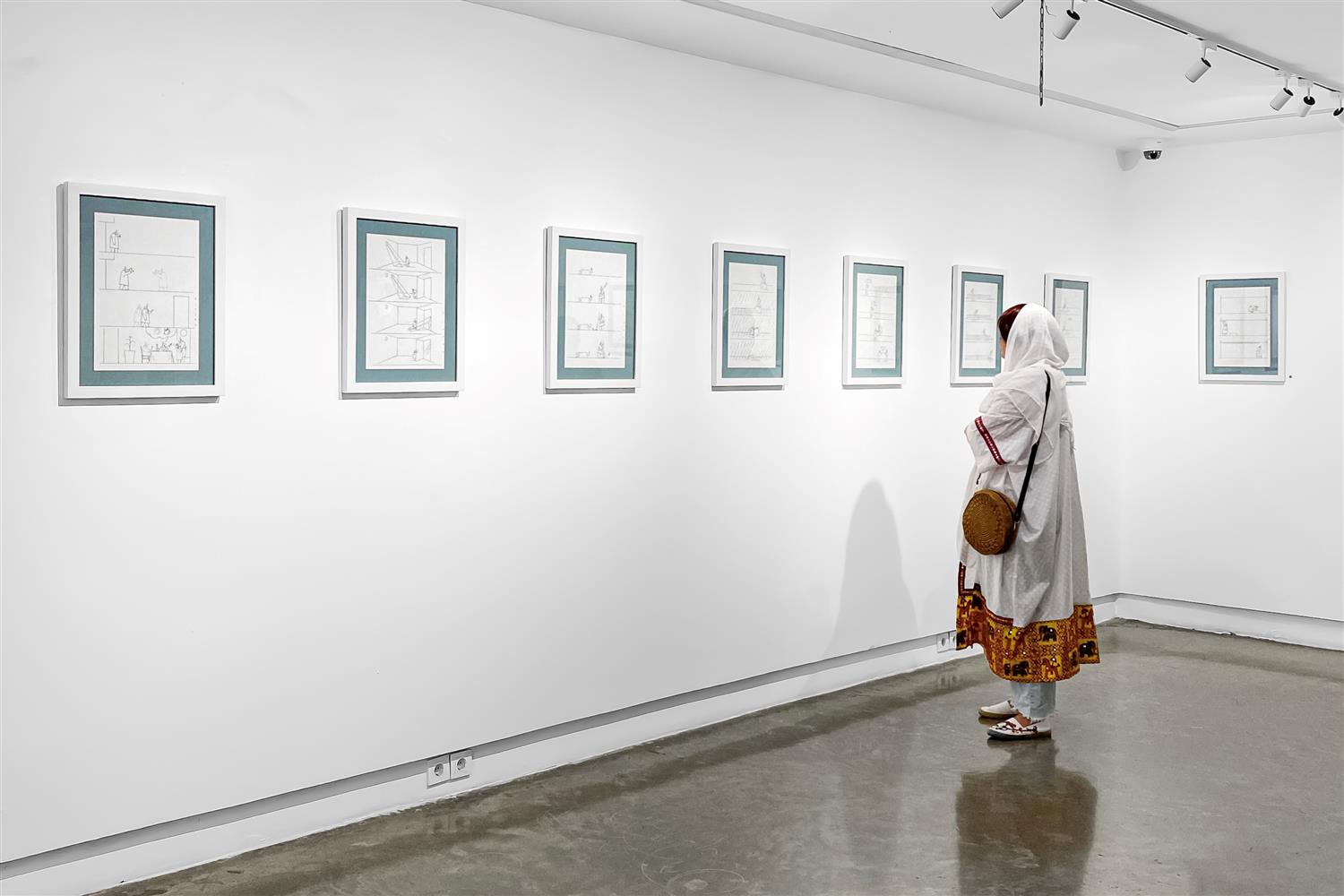افتتاحیه نمایشگاه شاعر خط ها کامبیز درم بخش تیر ۱۴۰۱