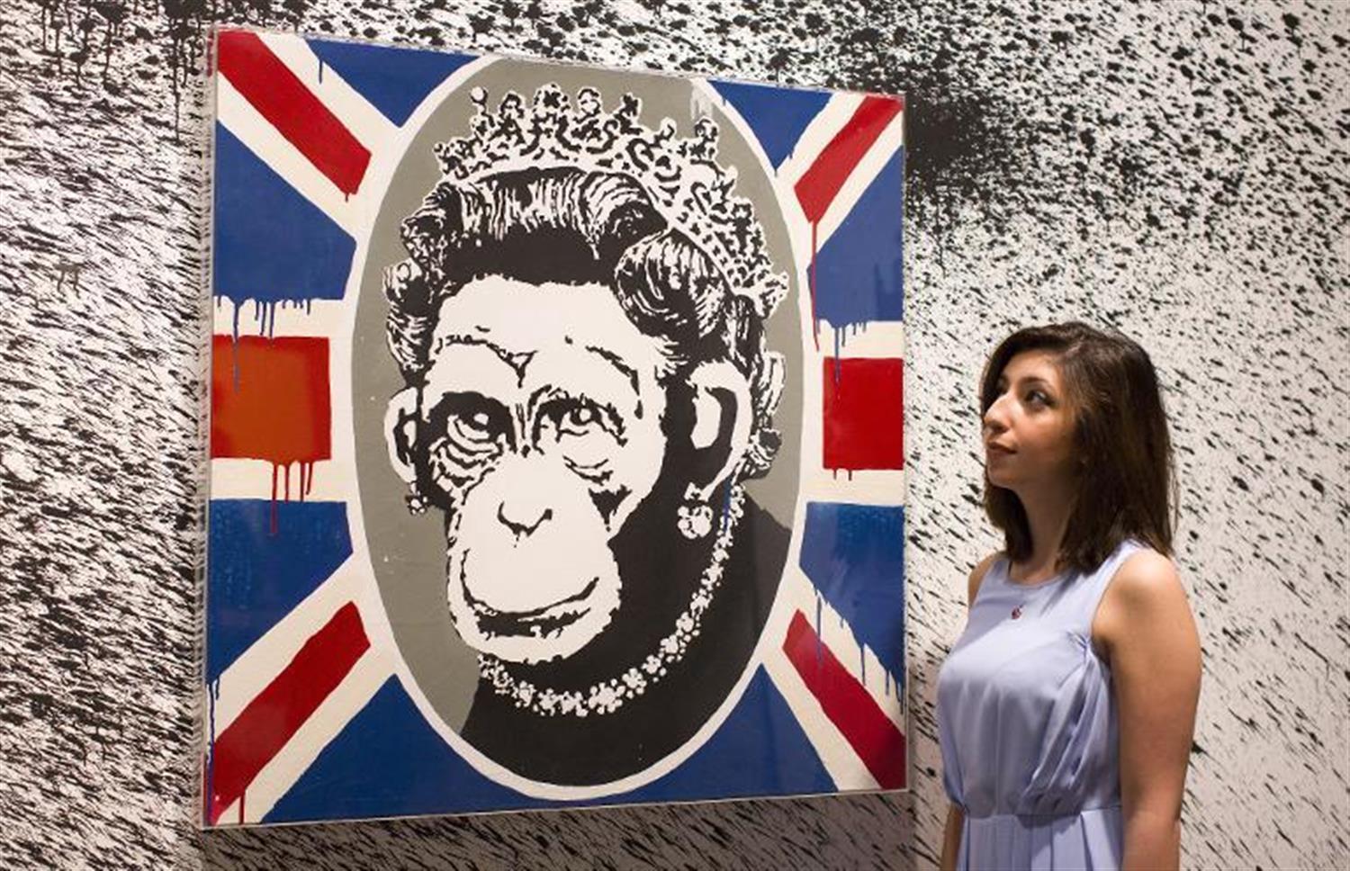 ملکه میمون اثری از بنکسی